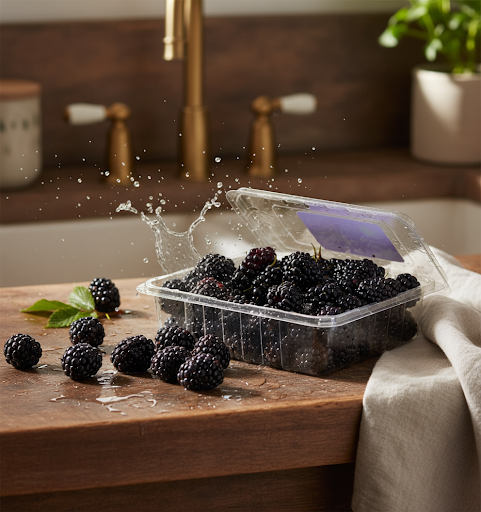 how to wash blackberries